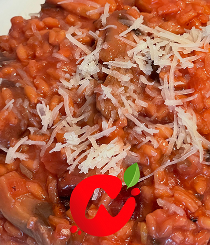 Risotto de remolacha